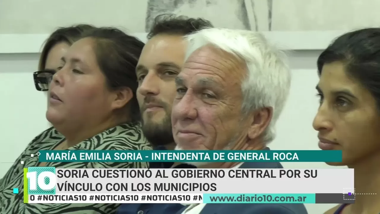 En la apertura de sesiones de Roca, María Emilia Soria cuestionó al ...