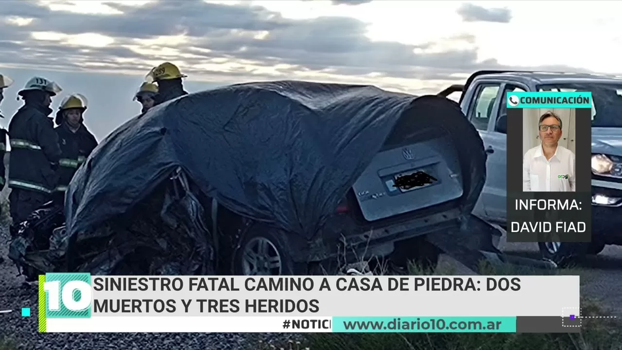 Siniestro vial fatal en Casa de Piedra: dos muertos y tres heridos ...